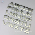 Customized Chrome Embossed 3m Glue 3D Soft Stickers